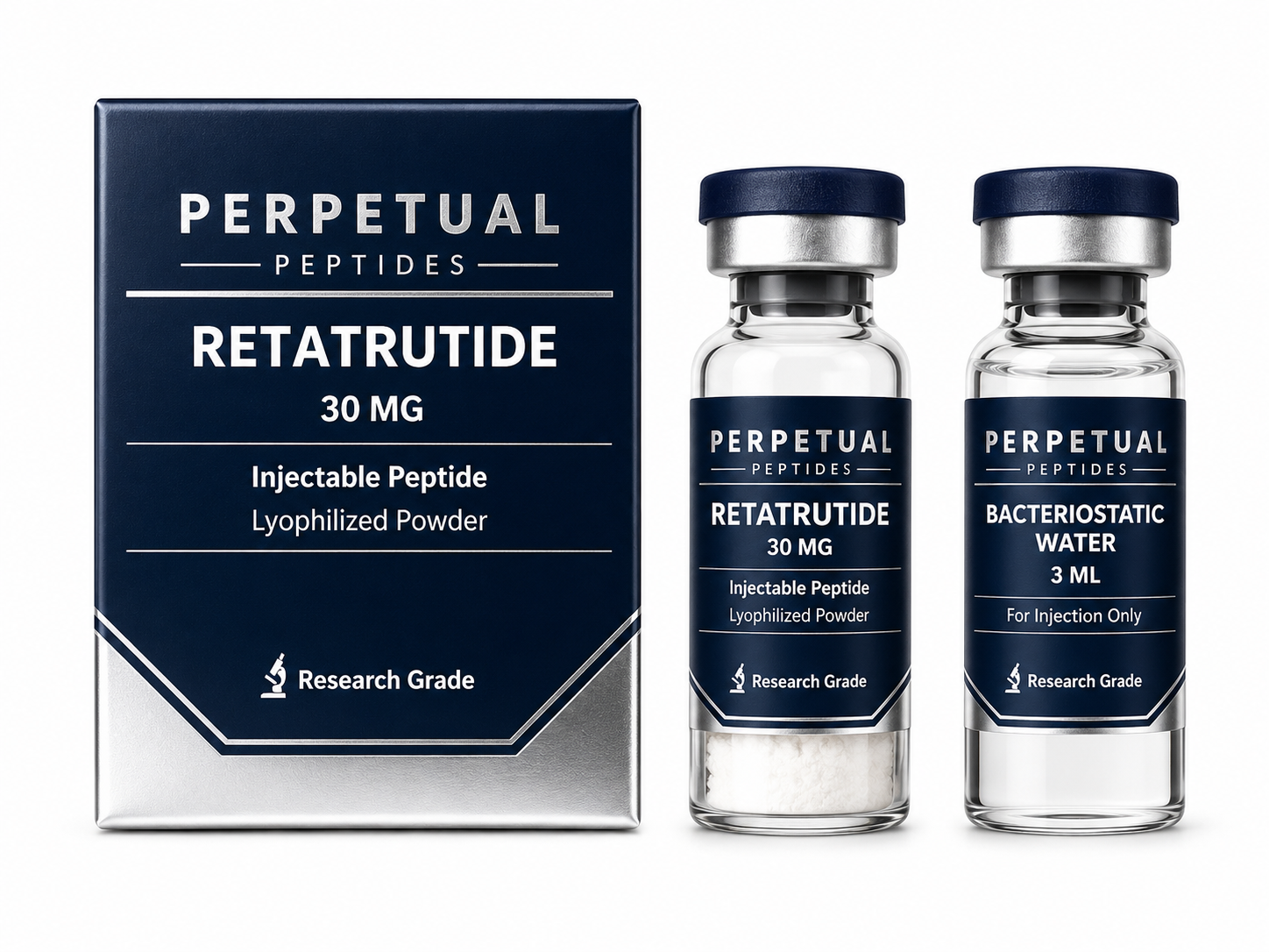 Retatrutide 30mg + 3ml agua bacteriostatica