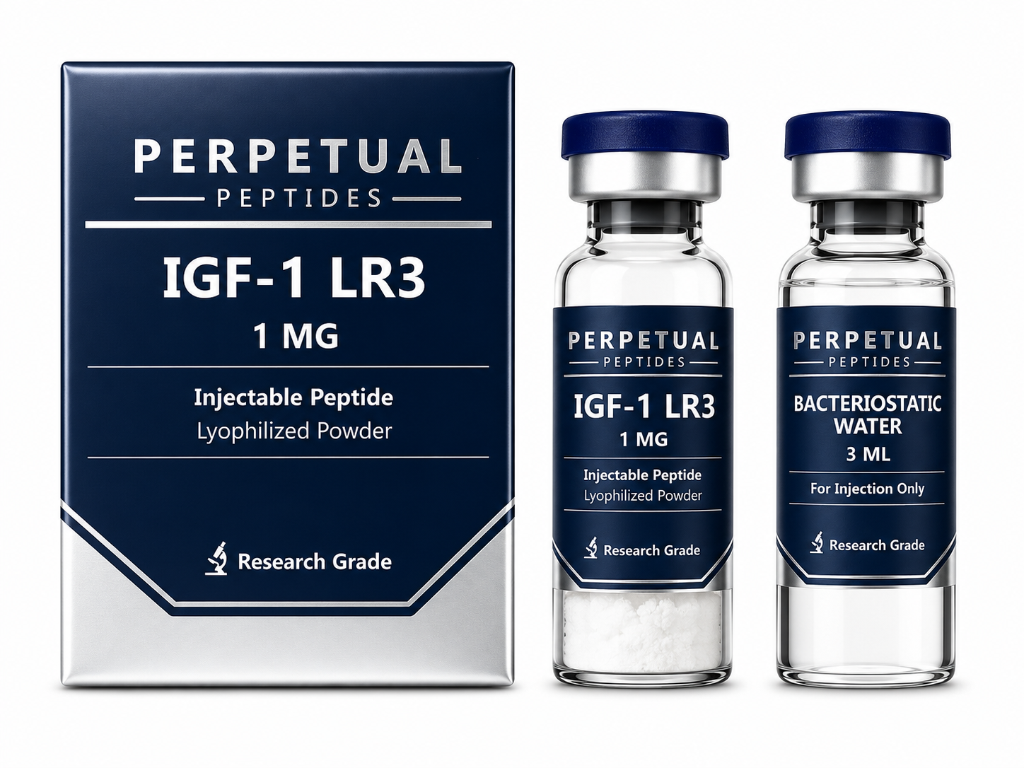 IGF-1 LR3 1mg + 3ml Agua Bacteriostatica