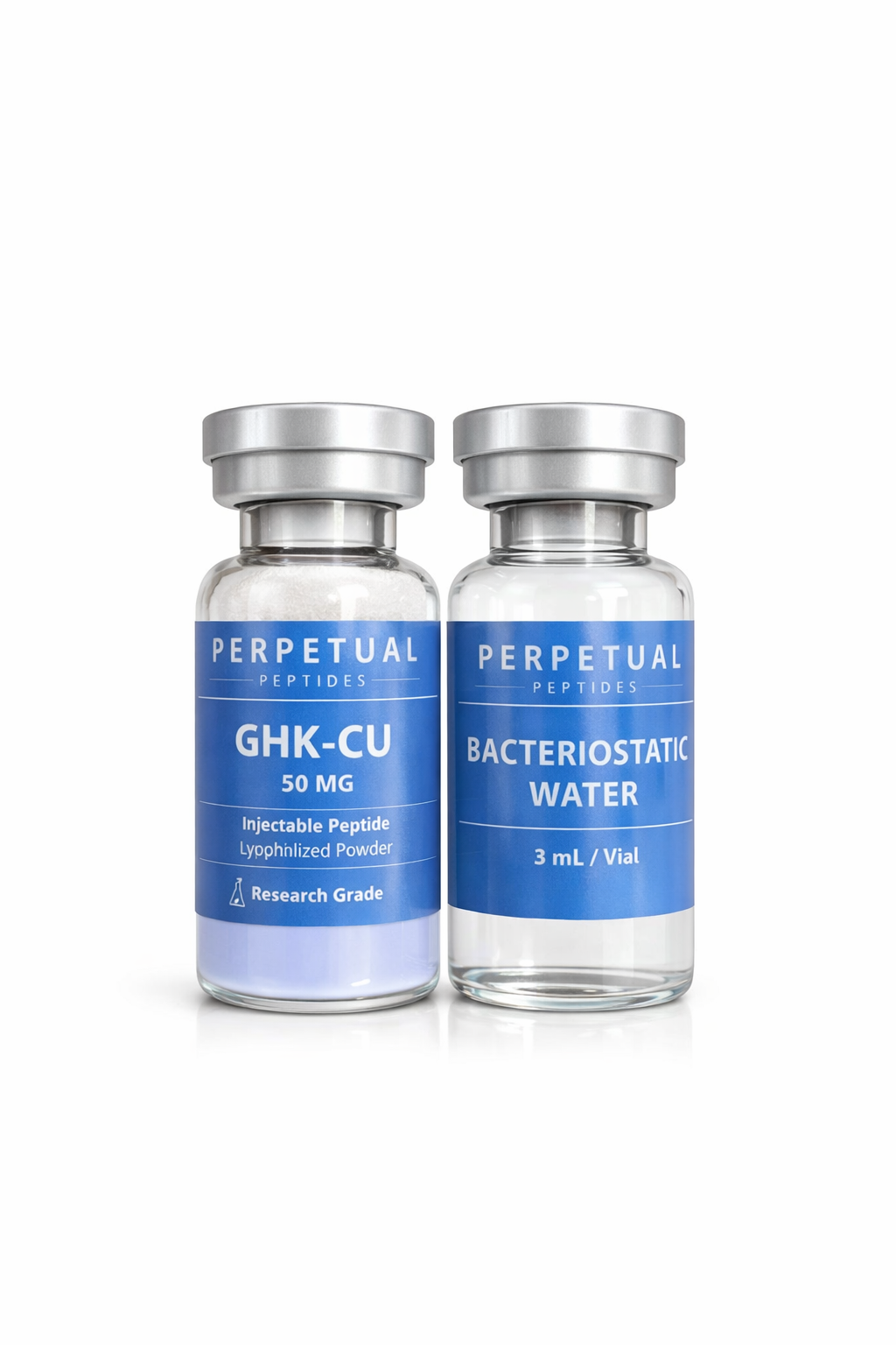GHK-CU 50 mg Research Kit + 3ml Agua Bacteriostatica
