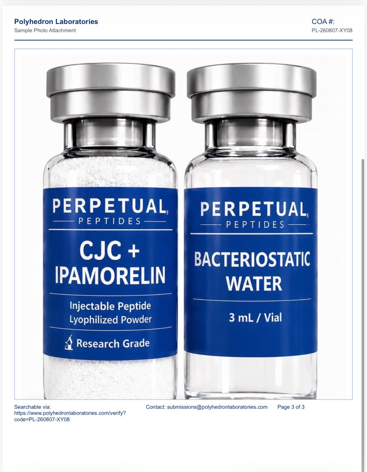 CJC-1295 + Ipamorelin 10mg