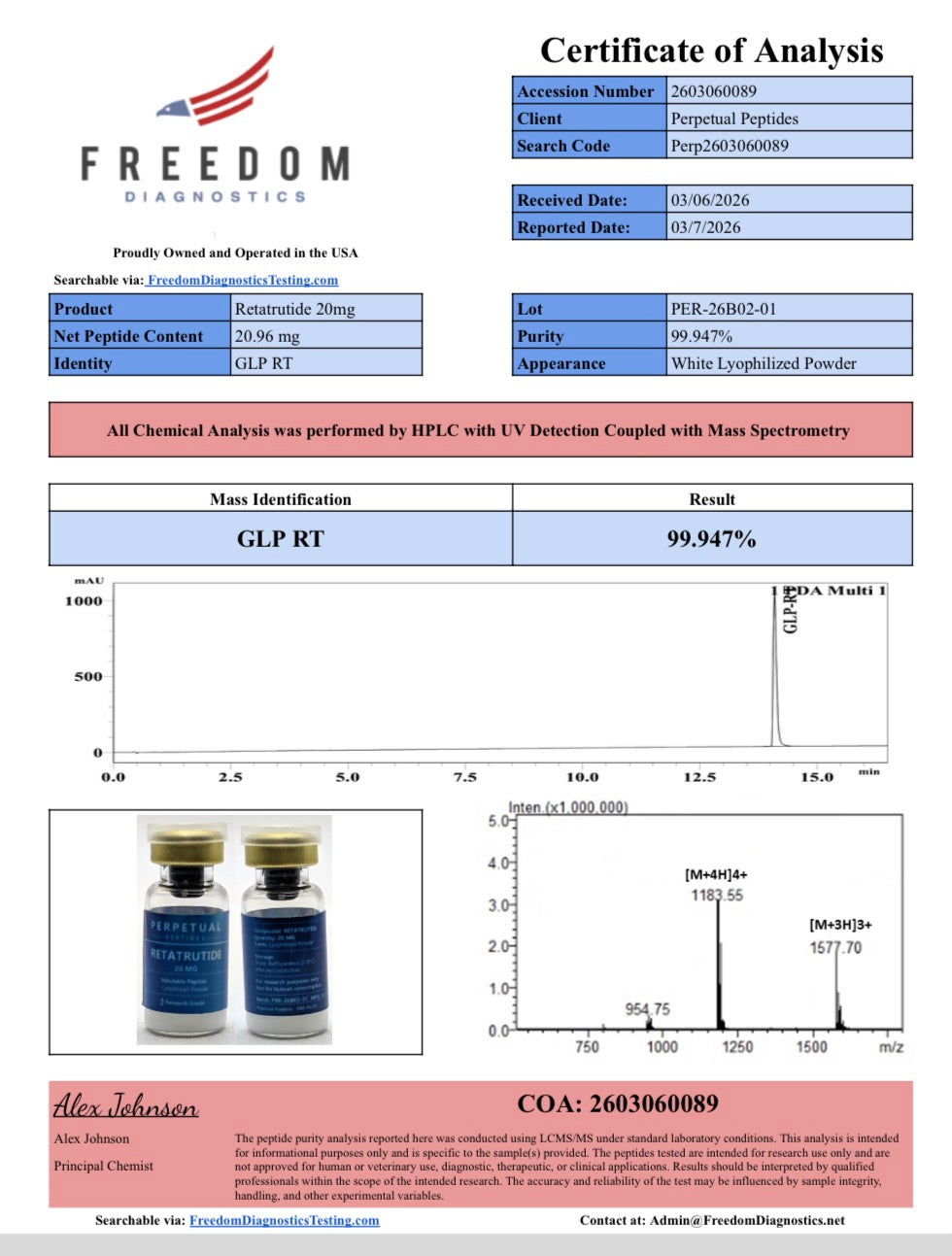 Retatrutide 30mg Research kit + 3ml agua bacteriostatica