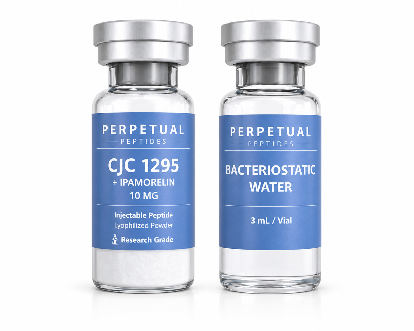 CJC-1295 + Ipamorelin 10mg Research Kit + 3ml agua bacteriostatica Perpetual Peptides CJC-1295 + Ipamorelin 10mg Research Kit + 3ml agua bacteriostatica Perpetual Peptides