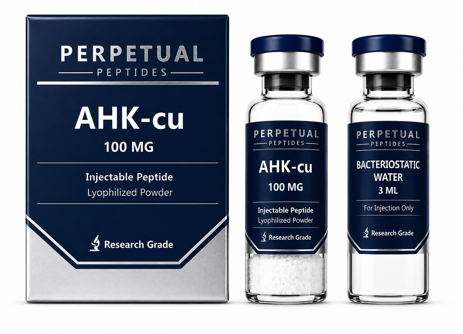 AHK CU 100mg + agua bacteriostatica 3ml